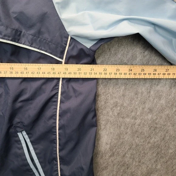 Nike 1/2 Zip Pullover Windbreaker Clima-Fit Jacket Womens LARGE Blue Golf Vented - Picture 6 of 15